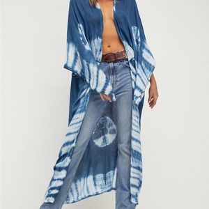 Free People Spellbound Tie Dye Kimono